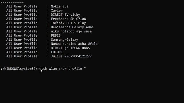 how to hack WIFI PASSWORD using CMD смотреть онлайн