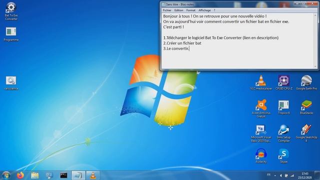 Comment convertir un fichier bat en fichier exe ? смотреть онлайн
