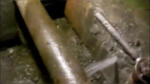 Устранение течи. Ватерплаг в действии.