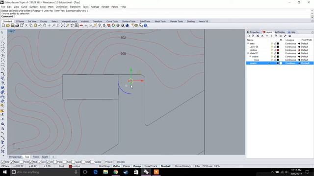 Rhino Beginner Series: Free-form Topography Modeling 02 смотреть онлайн
