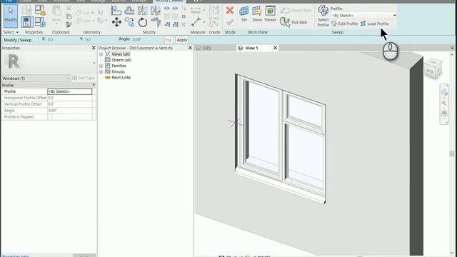 How to add plaster band around a window in Revit смотреть онлайн
