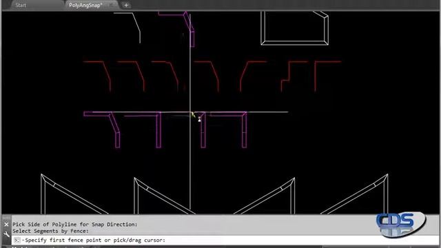 POLYANGSNAP – Polyline Segment Angle Snap смотреть онлайн