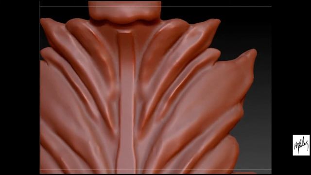 Zbrush barocco the acanthus modeling ( zbrush barok model) смотреть онлайн