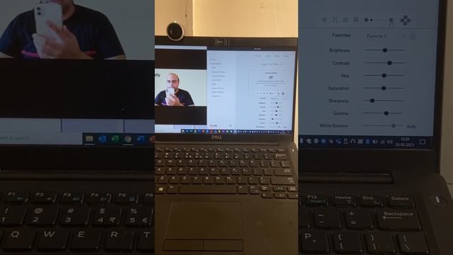 Zoom in and zoom out Poly Eagle Eye Mini camera while connected to the Laptop смотреть онлайн