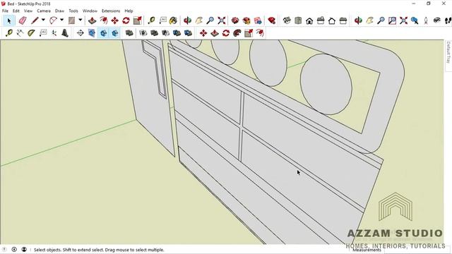 SKETCHUP PRO TUTORIAL | TUTORIAL DESAIN BUNK BED SKETCHUP 2018 смотреть онлайн