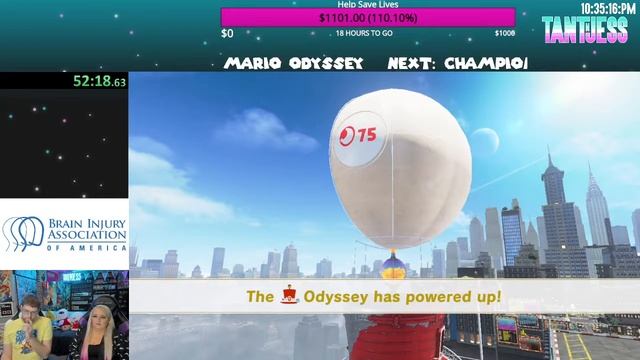 SPEEDRUNNING PRO TAKES FIRST CRACK AT ODYSSEY RUNNING - SUPER MARIO SPEEDRUN MARATHON - Game 20/20 смотреть онлайн