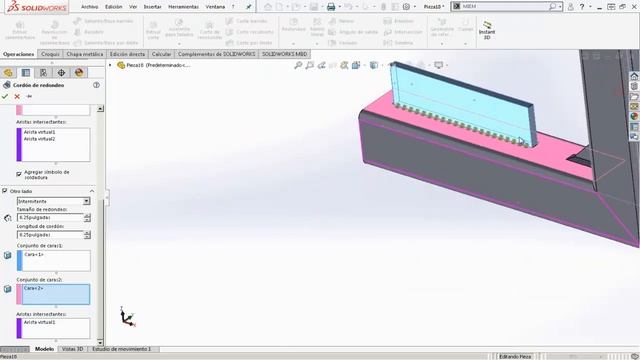 Cordón de soldadura en Solidworks 2018 смотреть онлайн