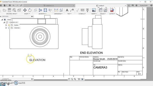 Autodesk Fusion 360 CAMERA 6 смотреть онлайн