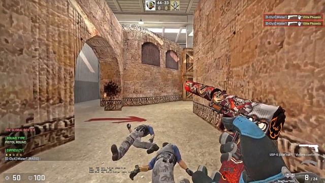 CS:GO - TRAINING SITUATION - Full HS on Global Elite bots ! смотреть онлайн