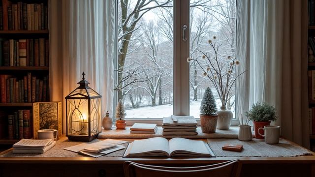 Lo-Fi спокойная фоновая музыка 4К/ Slow Lo-Fi Ambience 4K/Лоу-фай смотреть онлайн