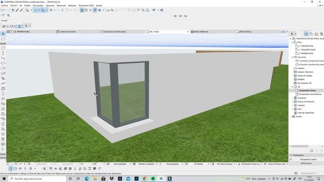 TUTORIAL ARCHICAD 24 |Ep.12| VENTANA EN ESQUINA Y EXTREMO DE MURO смотреть онлайн
