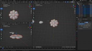 Flower Blender Modeling Timelapse