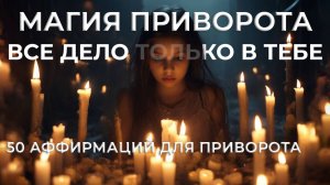 ПРИВОРОТ И ЕГО ПОСЛЕДСТВИЯ✨МАГИЯ ВНУТРЕННЕГО ПРЕОБРАЖЕНИЯ➕50 АФФИРМАЦИЙ НАСТОЯЩЕГО ПРИВОРОТА