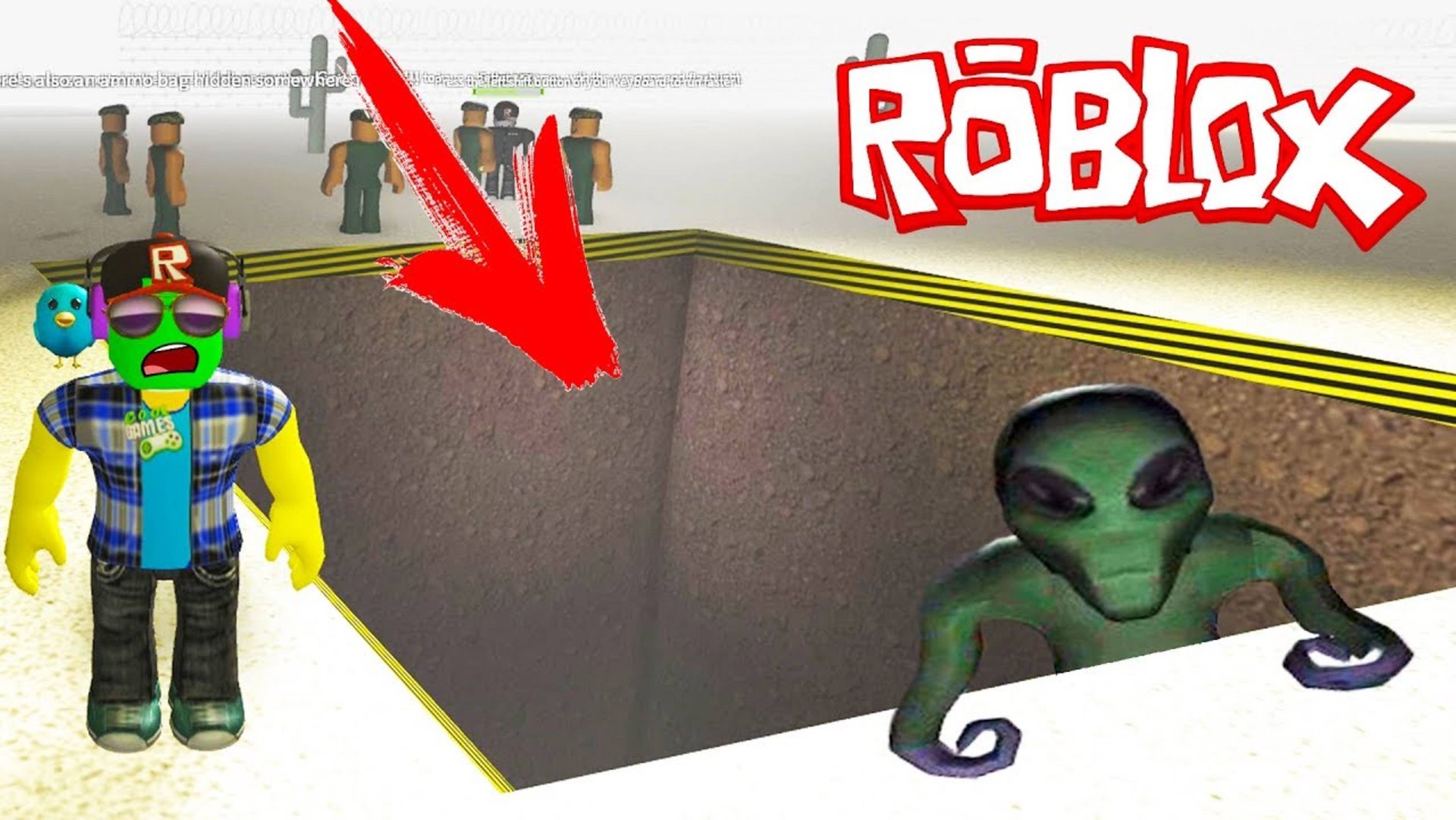 ЛУЧШЕ НЕ ПРЫГАТЬ В ЭТУ ЯМУ!!! Выживание мульт героя Roblox в ЗОНЕ 51 Видео для детей от Cool GAMES