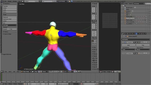Blender 2.72 - Center View to Cursor смотреть онлайн