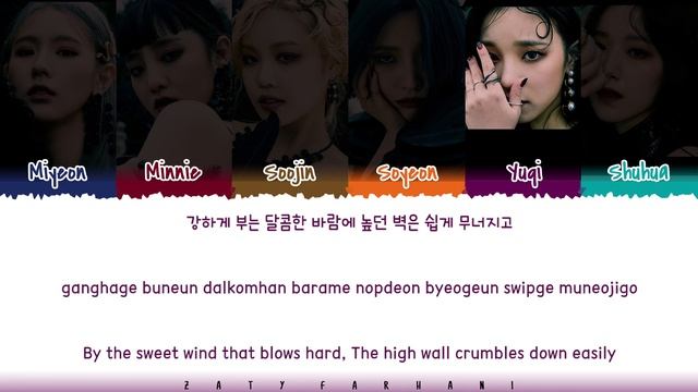 (G)I-DLE – 'LUV U' (사랑해) Lyrics [Color Coded_Han_Rom_Eng] смотреть онлайн