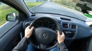 2016 Renault Logan 1.6 (82) POV TEST DRIVE