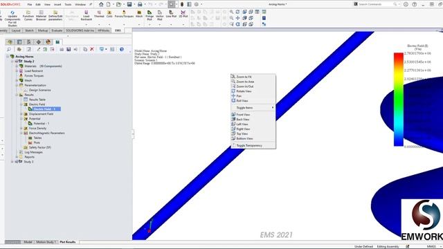 How to optimize the airgap for an arcing horn in high voltage lines смотреть онлайн
