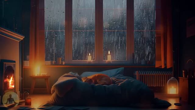 ASMR Rain Sounds For Sleeping - 10 Hours Rain & Relaxing Sounds For Insomnia Symptoms & Sleeping