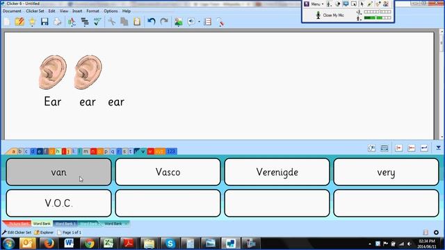 June11 Clicker Virtual Training Word bank and picture bank смотреть онлайн