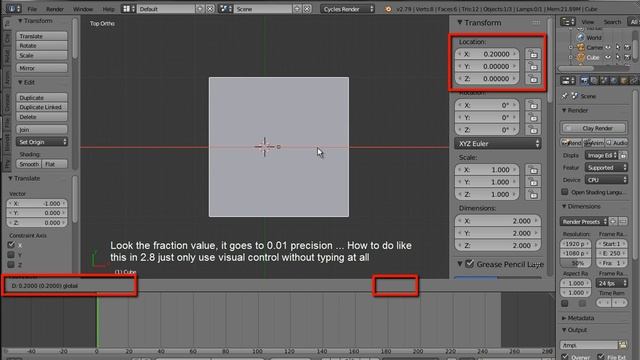 Blender 2.79 snap that missing in 2.8 смотреть онлайн