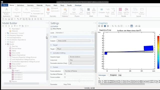 Simulation of Piezoelectric Crystals for Hybrid Power Generation System || COMSOL Multiphysics || смотреть онлайн