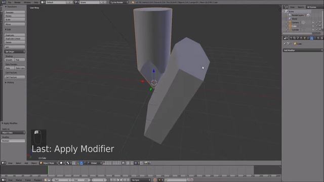 How to easy create a Phillips screwdriver in blender 3d смотреть онлайн