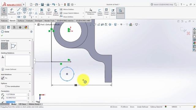 SolidWorks Tutorial - Video for Exercise - Part 07 смотреть онлайн