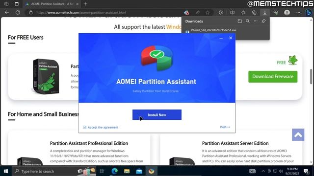 How to Download and Install AOMEI Partition Assistant Free (Windows 10/11 Tutorial) смотреть онлайн