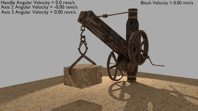 Blender Victorian quarry crane gear ratio modelling смотреть онлайн