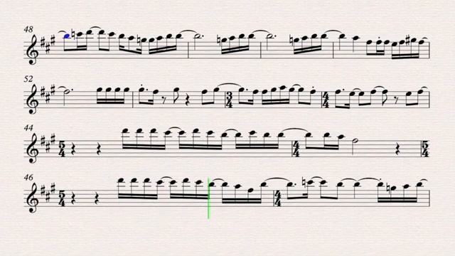 Guilty - Bee Gees _ Play along for Alto Saxophone смотреть онлайн