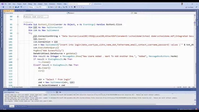 vb net Full School Management Project part 34 смотреть онлайн
