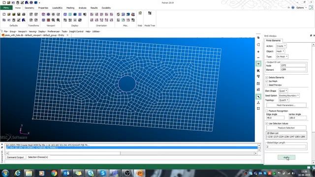 plate with hole finite element analysis using patran and nastran смотреть онлайн