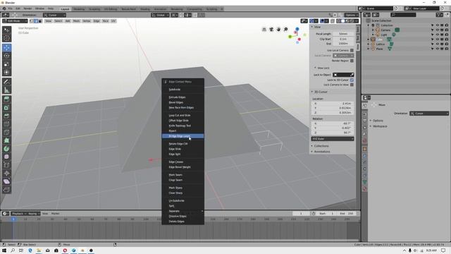 Blender 2.80 - dopasowywanie osi Gizmo do obiektów - tutorial Polski смотреть онлайн