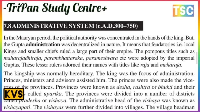 THE GUPTAS AND THEIR SUCCESSORS A.D. 300-750 // class 12 history // Chapter 7 English medium // смотреть онлайн