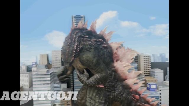 Godzilla and Shimo roar at each other(Blender) смотреть онлайн