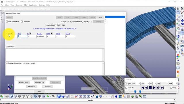 LS-DYNA tutorial | Random Vibration Fatigue Analysis of Train Bogie System | 18-13 смотреть онлайн