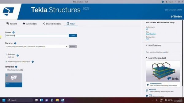 1.1 -Creating a new Project