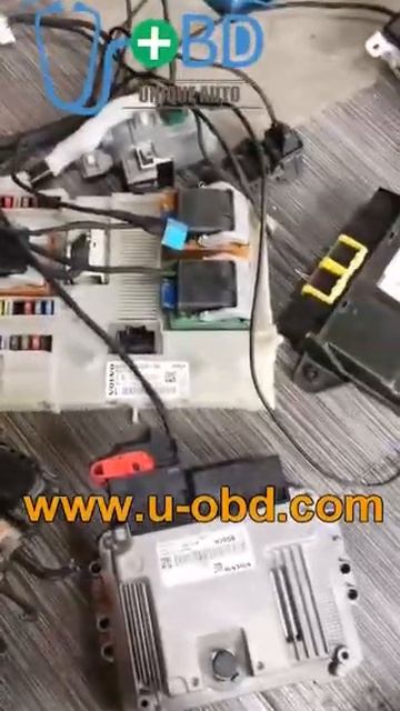 VOLVO ECU ABS Module KVM CEM ELV EIS Cluster on bench test platform cable set смотреть онлайн