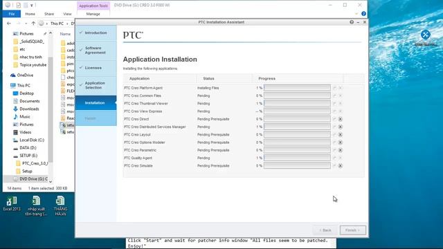 [Video] Hướng dẫn cài đặt PTC Creo 3.0 đầy đủ - How to Install Creo 3.0 f000 (2.0, 1.0) смотреть онлайн