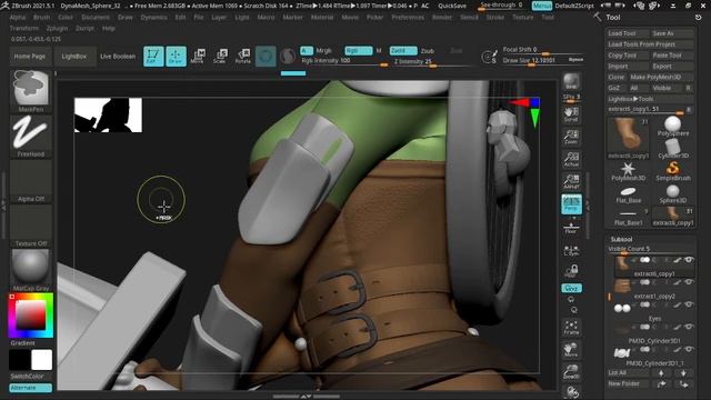 Brush Section of ZBrush in detail in 10 mins смотреть онлайн