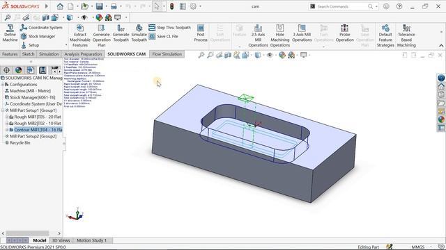 solidworks cam tutorial for beginners смотреть онлайн