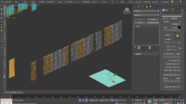 🏕️ CURTAINS Forest Pack 3Ds Max - How To Spread SUPER FAST смотреть онлайн