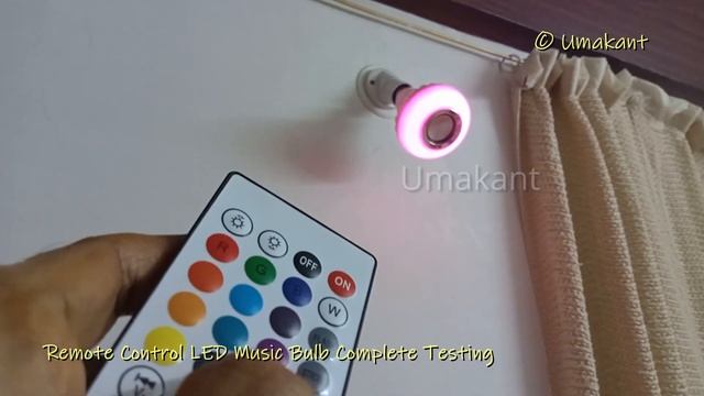 Remote Control LED Music Bulb (300 Rs) Unboxing and Complete Testing смотреть онлайн