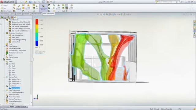 SolidWorks Flow Simulation Software - HVAC Module смотреть онлайн