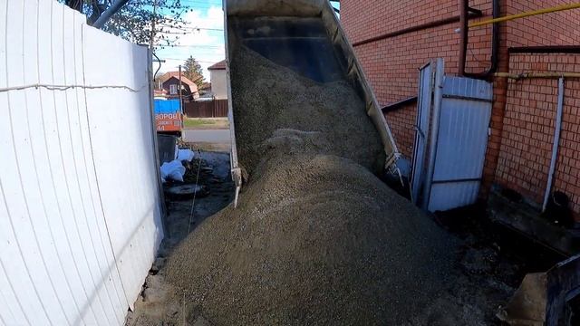 бетонирование двора с мраморной крошкой, мазаичный бетон смотреть онлайн