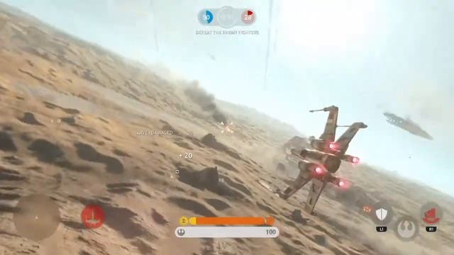 SW Battle of Jakku X-Wing Fighter Squadron смотреть онлайн