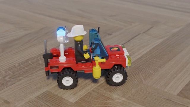 Lego fire car. Blender Cycles Render смотреть онлайн