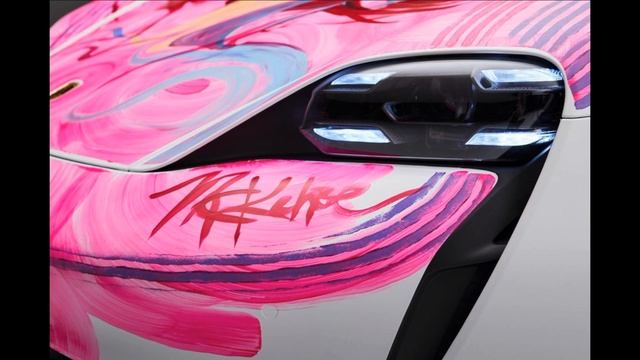 Porsche Takes Art Cars To The Next Level | Porsche Taycan смотреть онлайн