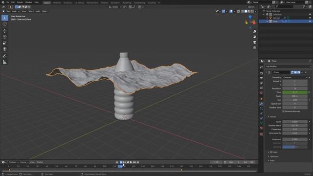 Fill a Bottle with Water in Blender 2.9 Eevee || Bad Blender Tutorials смотреть онлайн